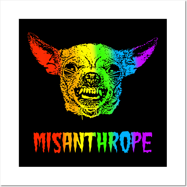 Rainbow Misanthrope Wall Art by childofthecorn